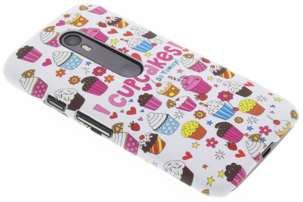 Image of Cupcakes design hardcase hoesje voor de Motorola Moto G 3rd Gen 2015