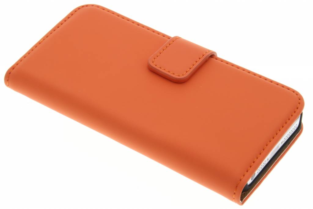 Image of Luxe Book Case voor de iPhone 5 / 5s / SE - Oranje