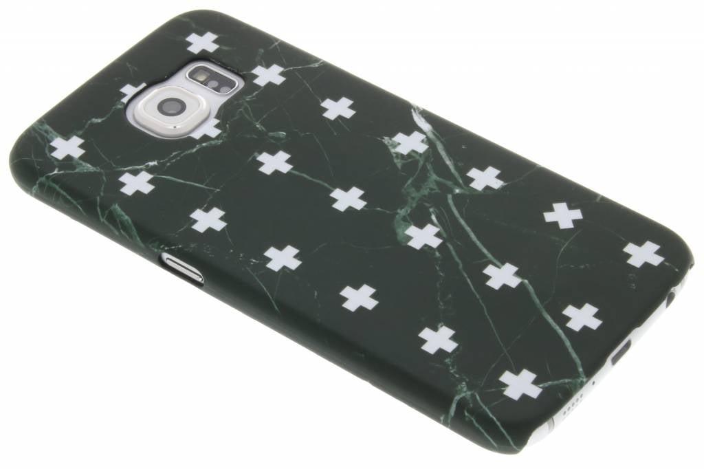 Image of Zwart marmer plus design hardcase hoesje voor de Samsung Galaxy S6