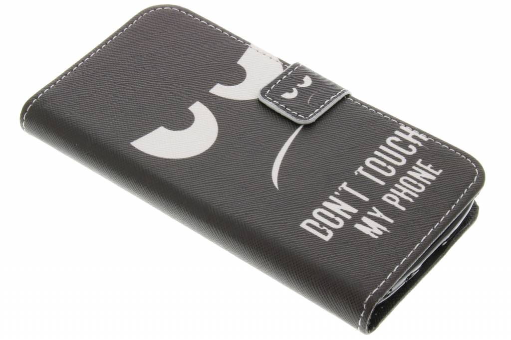 Image of Don't touch design TPU booktype hoes voor de Samsung Galaxy S4