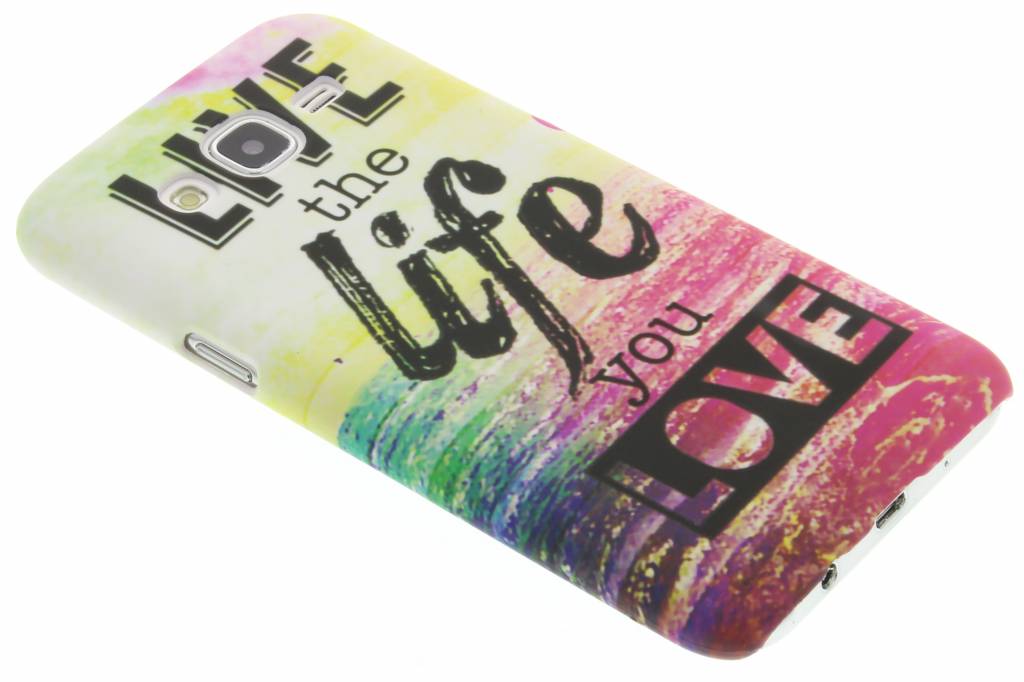 Image of Live the life design hardcase hoesje voor de Samsung Galaxy J5