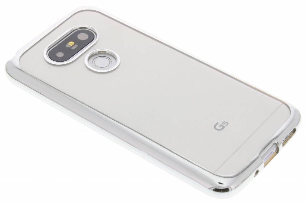 Image of Zilver TPU hoesje met metallic rand voor de LG G5 (SE)