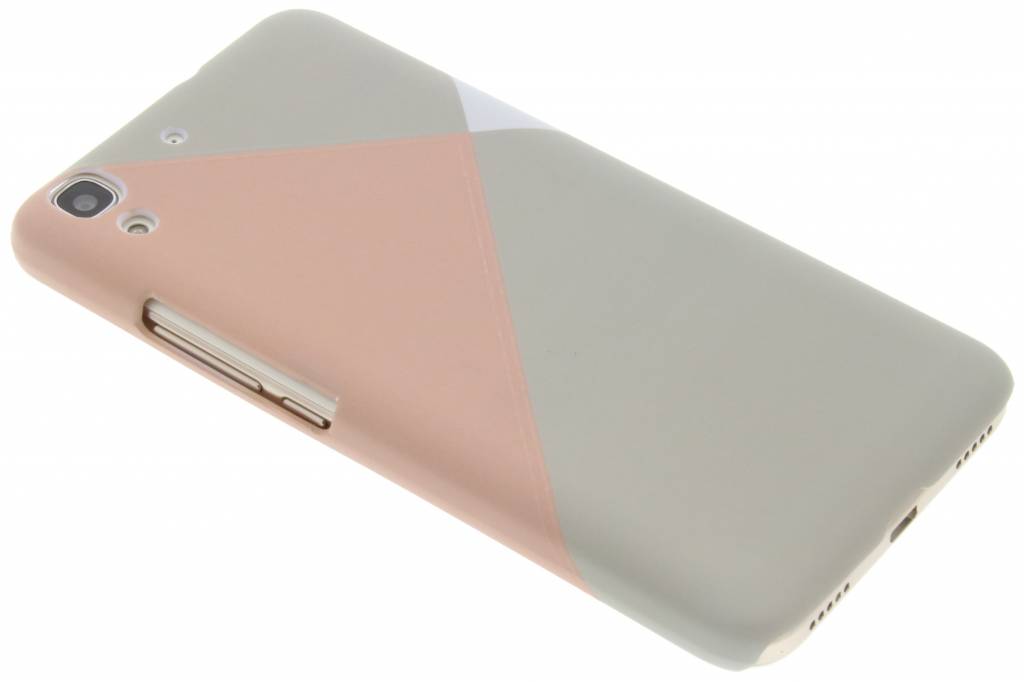 Image of Pastelkleurig vlakken design hardcase hoesje voor de Huawei Y6