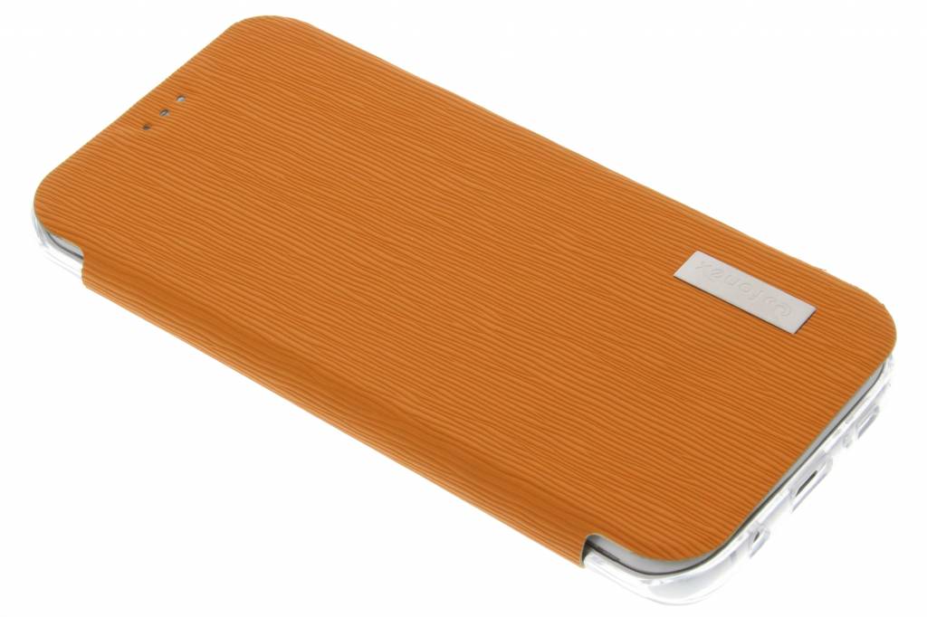 Image of Crystal Slim Book voor de Samsung Galaxy S7 Edge - Oranje