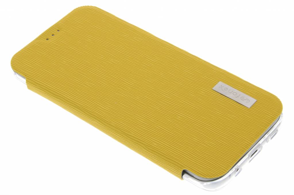 Image of Crystal Slim Book voor de Samsung Galaxy S7 Edge - Geel