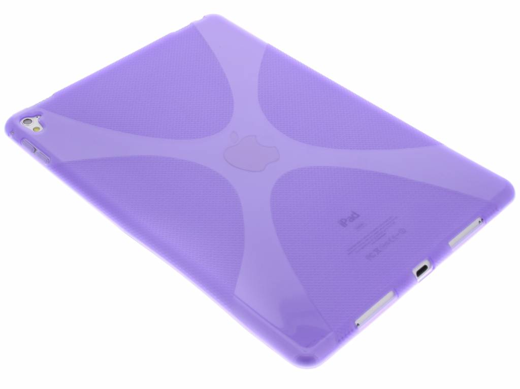 Image of Paarse X-line TPU tablethoes voor de iPad Pro 9.7