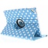Lichtblauw 360º draaibare polka dot tablethoes voor de iPad Pro 9.7 Lichtblauw 360º draaibare polka dot tablethoes voor de iPad Pro 9.7