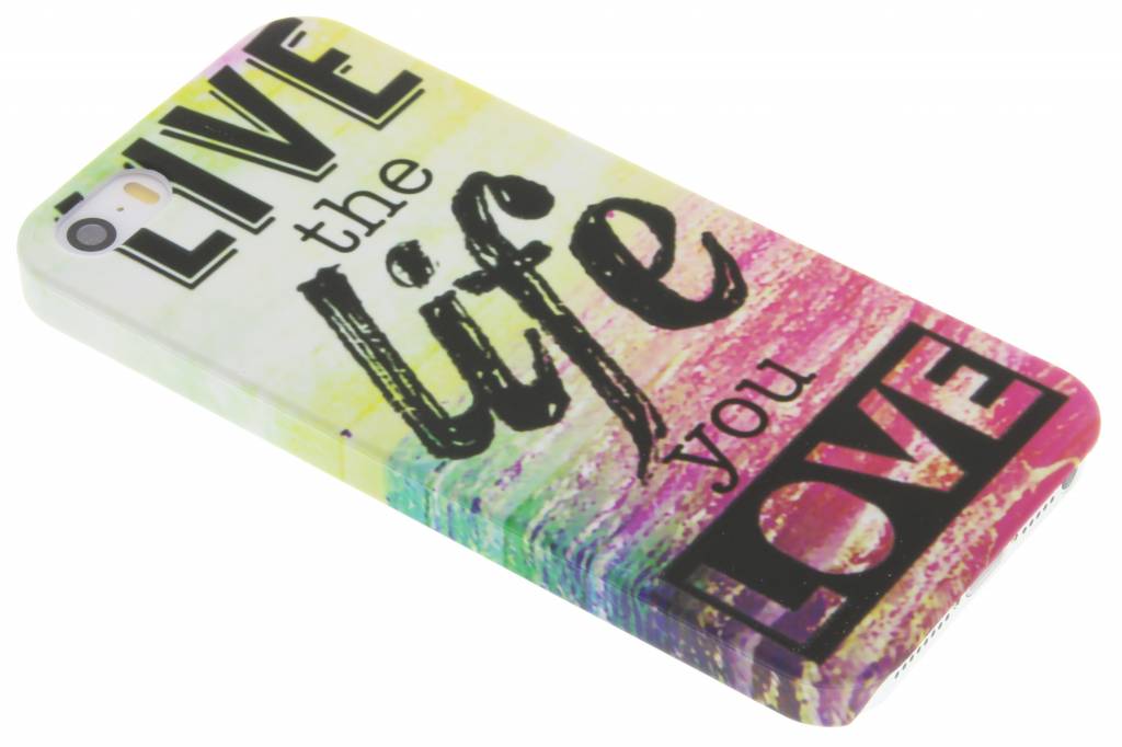 Image of Live the life design hardcase hoesje voor de iPhone 5 / 5s / SE