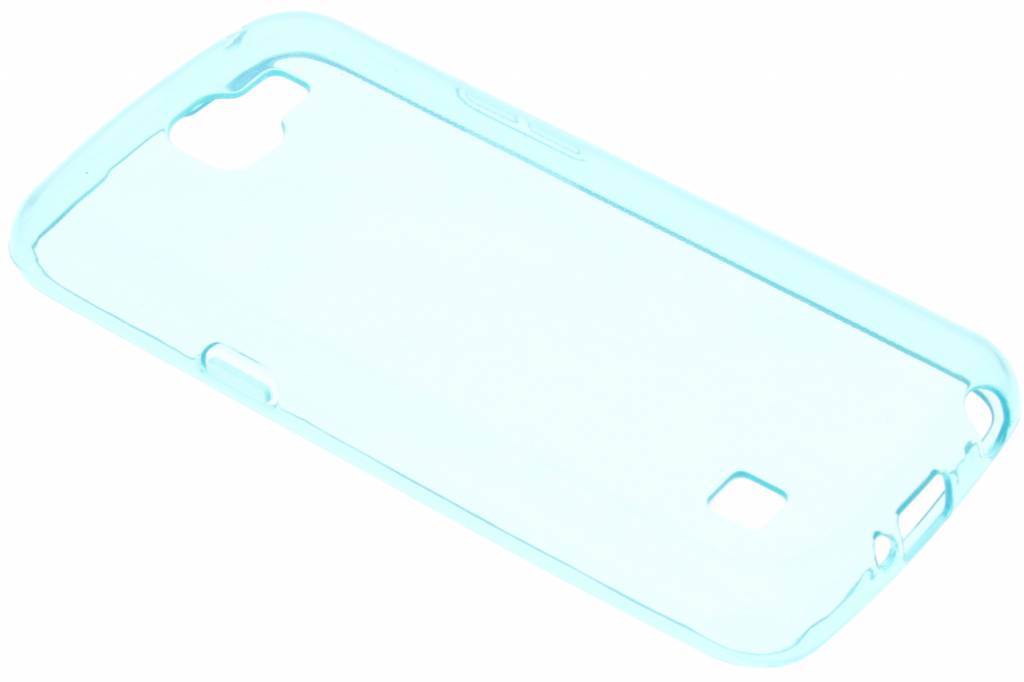 Image of Turquoise transparante gel case voor de LG K4