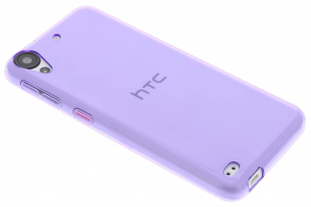 Image of Paarse transparante gel case voor de HTC Desire 530