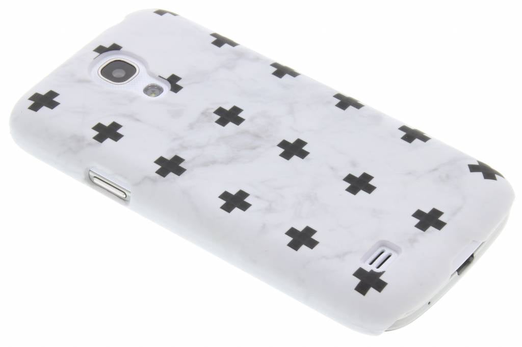 Image of Wit marmer plus design hardcase hoesje voor de Samsung Galaxy S4 Mini