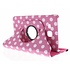 Roze 360º draaibare polka dot tablethoes voor de Samsung Galaxy Tab A 7.0 (2016) Roze 360º draaibare polka dot tablethoes voor de Samsung Galaxy Tab A 7.0 (2016)