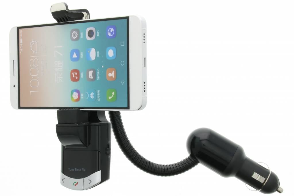 Image of Multifunctionele Bluetooth carkit met autohouder en FM transmitter