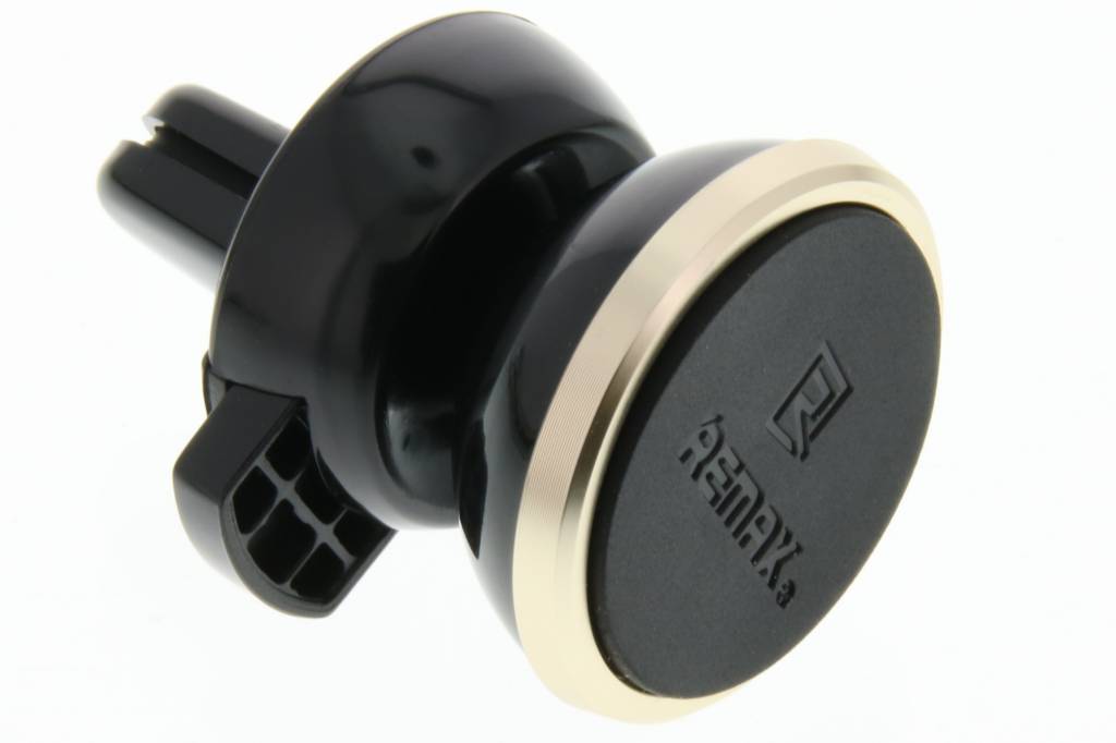 Image of Stijlvolle magnetische ventilatiehouder voor smartphones - Zwart