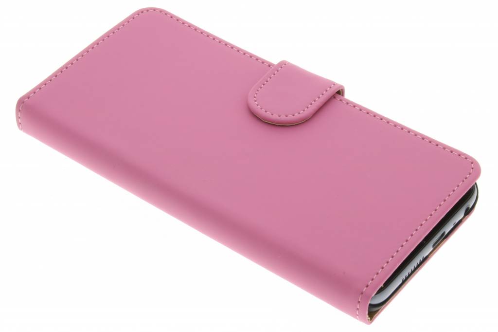 Image of Roze effen booktype hoes voor de HTC One A9