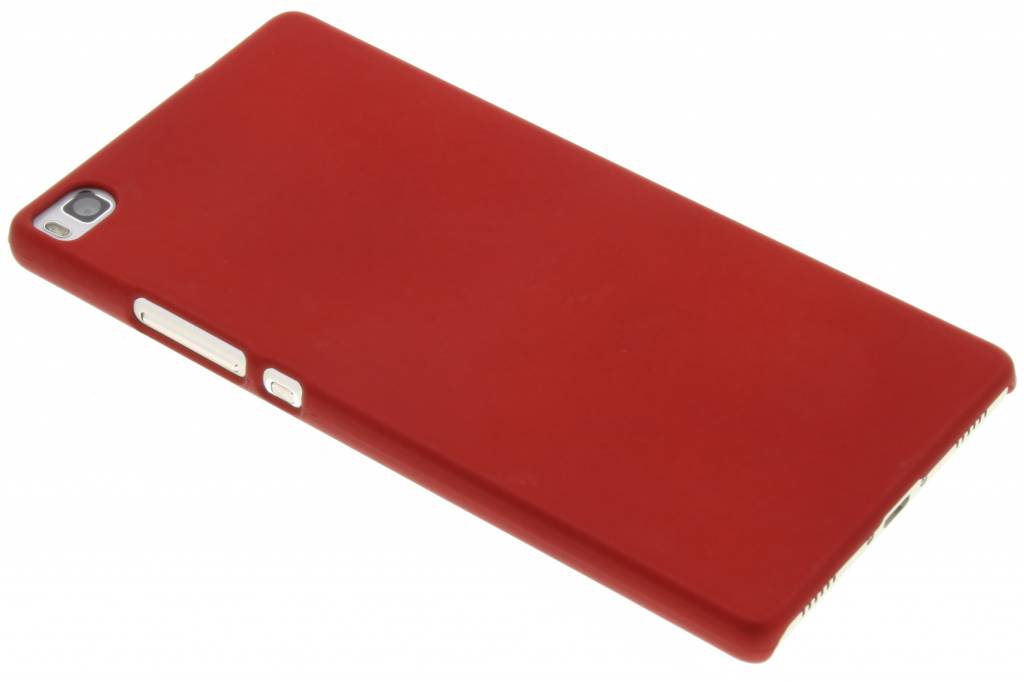 Image of Rood effen hardcase hoesje voor de Huawei P8