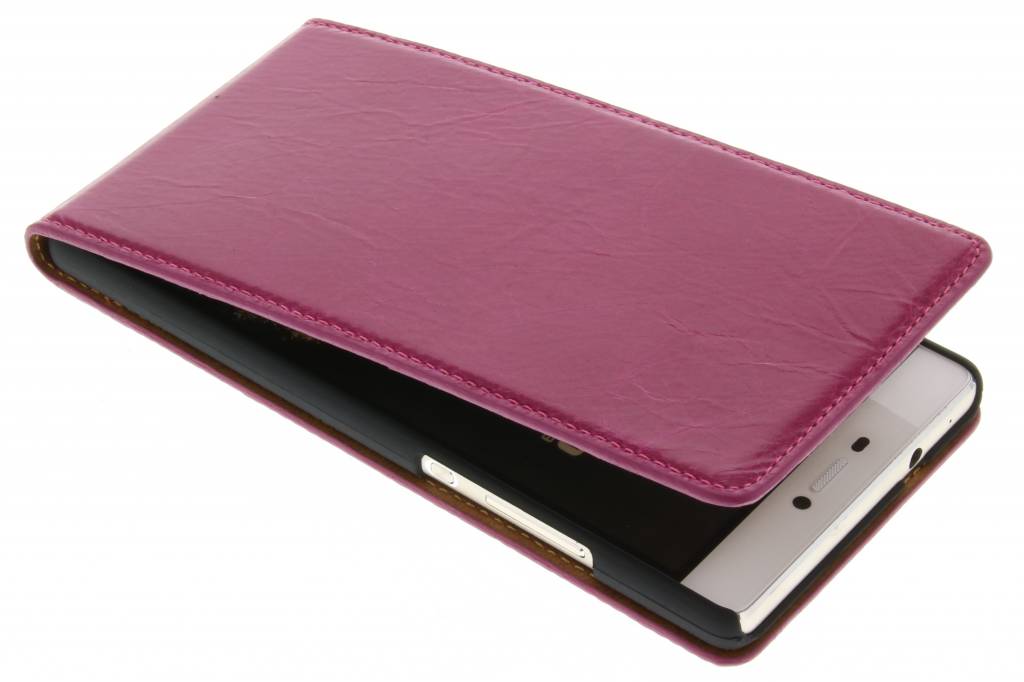 Image of Luxury Flip Case voor de Huawei P8 - Ruby Pink