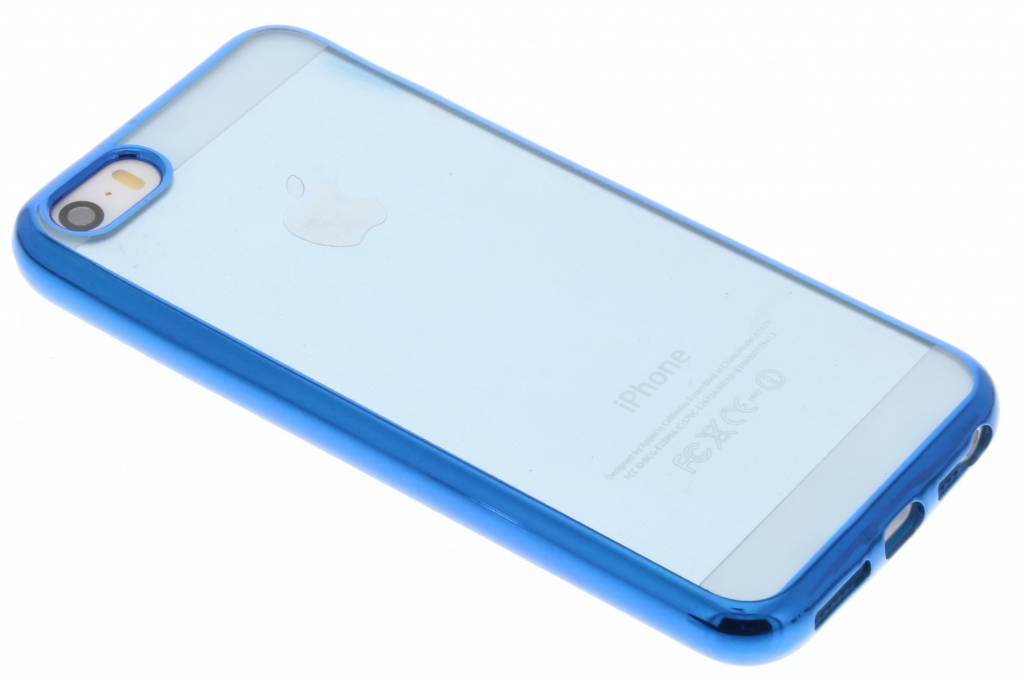 Image of Blauw TPU hoesje met metallic rand voor de iPhone 6 / 6s