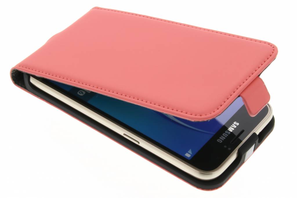 Image of Essential Flipcase voor de Samsung Galaxy J1 (2016) - Peach Pink