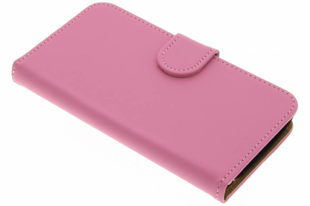 Image of Roze effen booktype hoes voor de LG K4