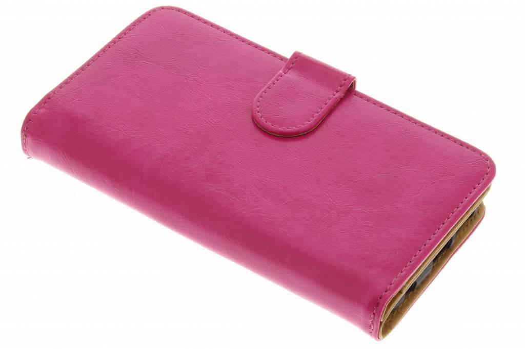 Image of Fuchsia 17-vaks wallet case voor de Samsung Galaxy S7 Edge