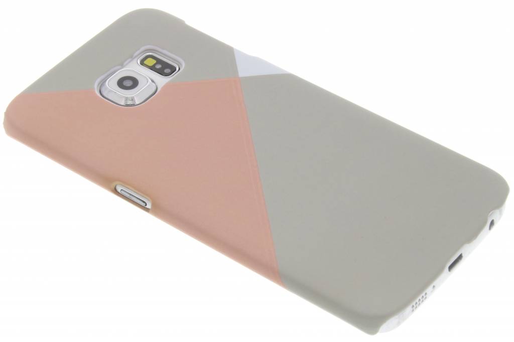 Image of Pastelkleurig vlakken design hardcase hoesje voor de Samsung Galaxy S6 Edge