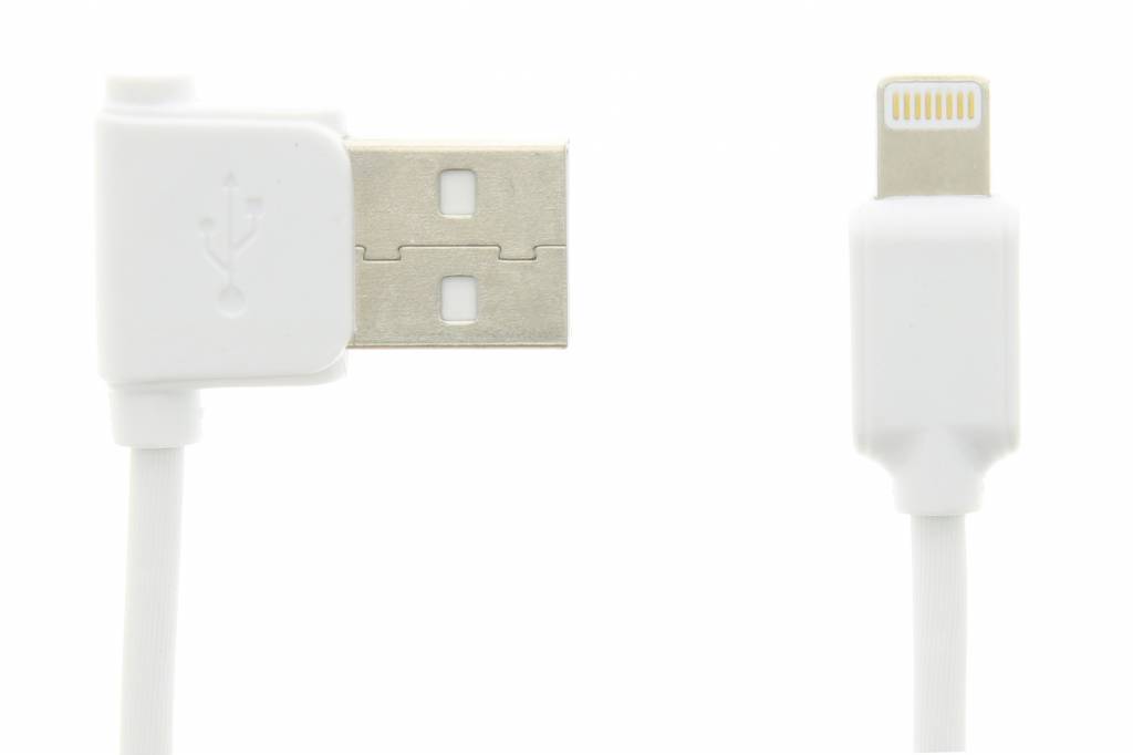 Image of Junzi Lightning naar USB-kabel 1 meter - Wit