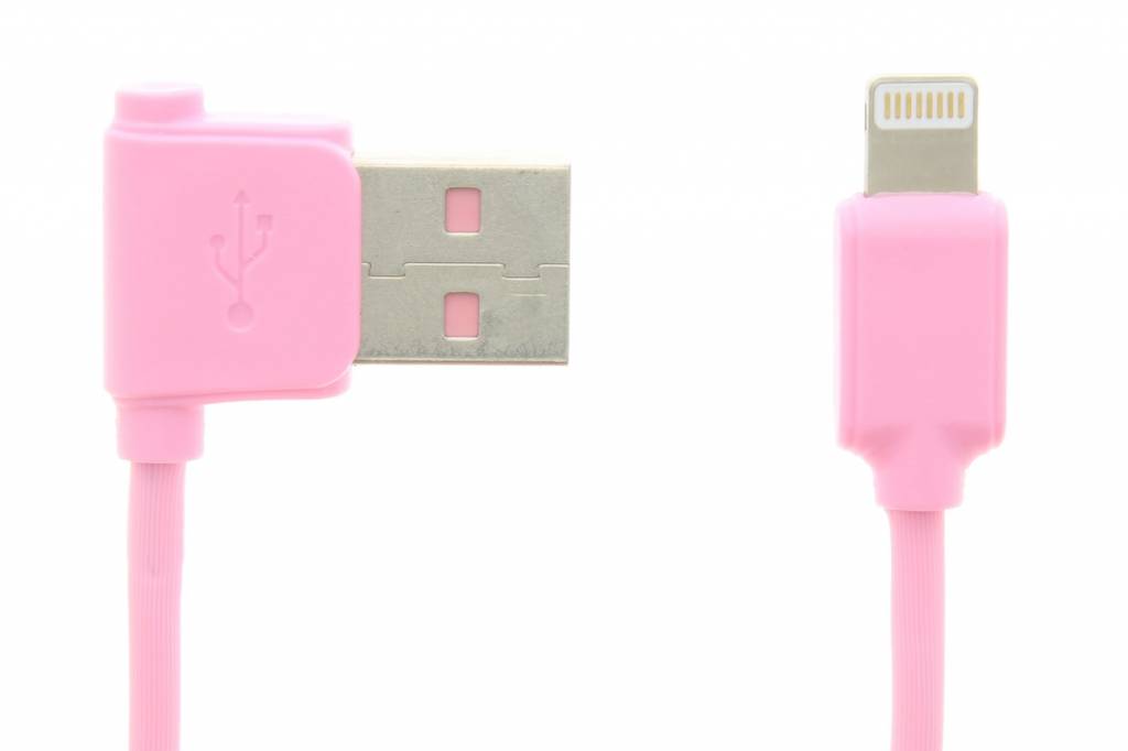 Image of Junzi Lightning naar USB-kabel 1 meter - Roze