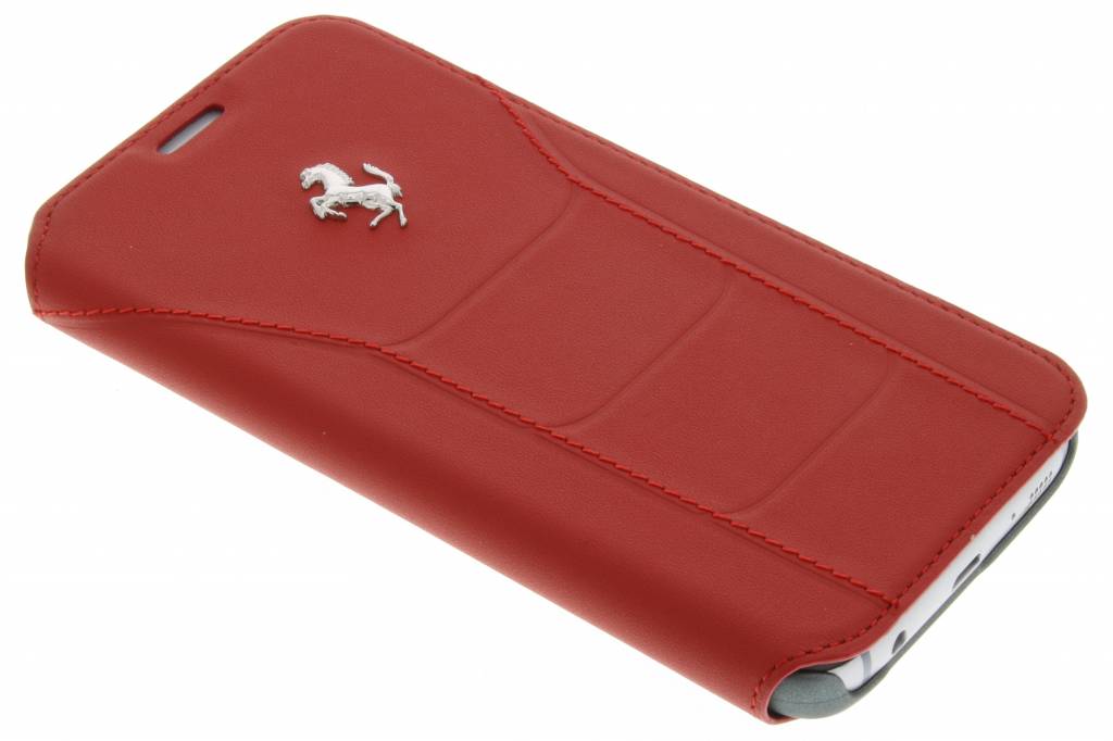 Image of Leather Booktype Case voor de Samsung Galaxy S7 - Rood