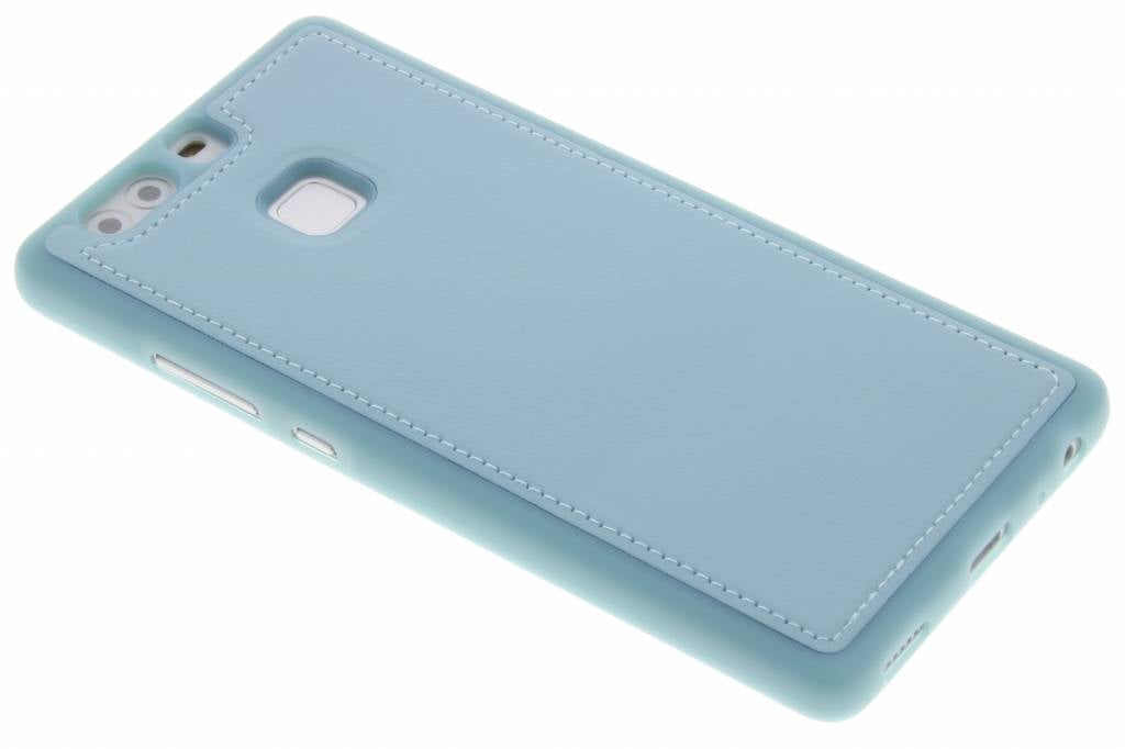 Image of Blauwe lederen TPU case voor de Huawei P9