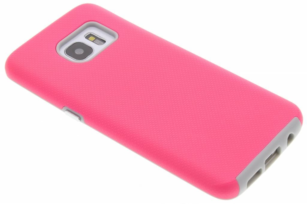 Image of Roze rugged case voor de Samaung Galaxy S7 Edge