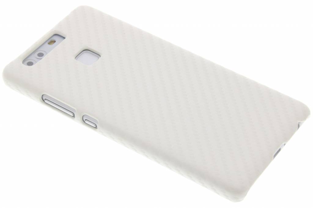 Image of Wit carbon look hardcase hoesje voor de Huawei P9