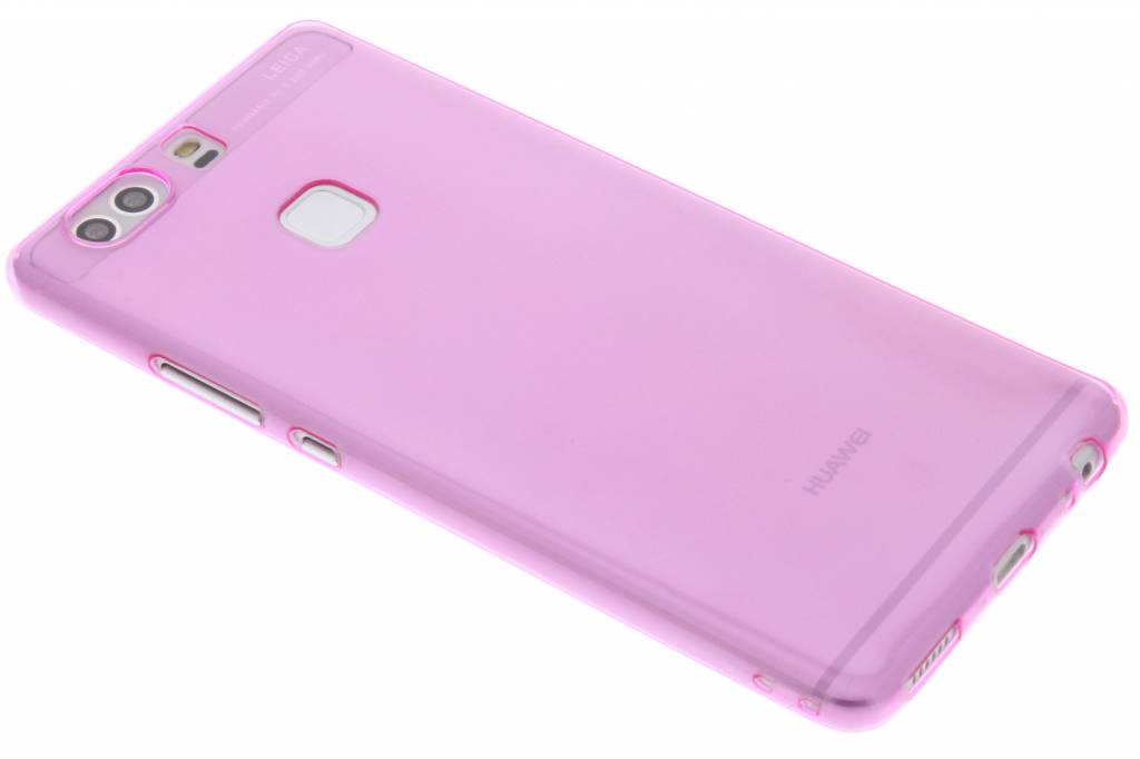 Image of Roze ultra thin transparant TPU hoesje voor de Huawei P9 Plus