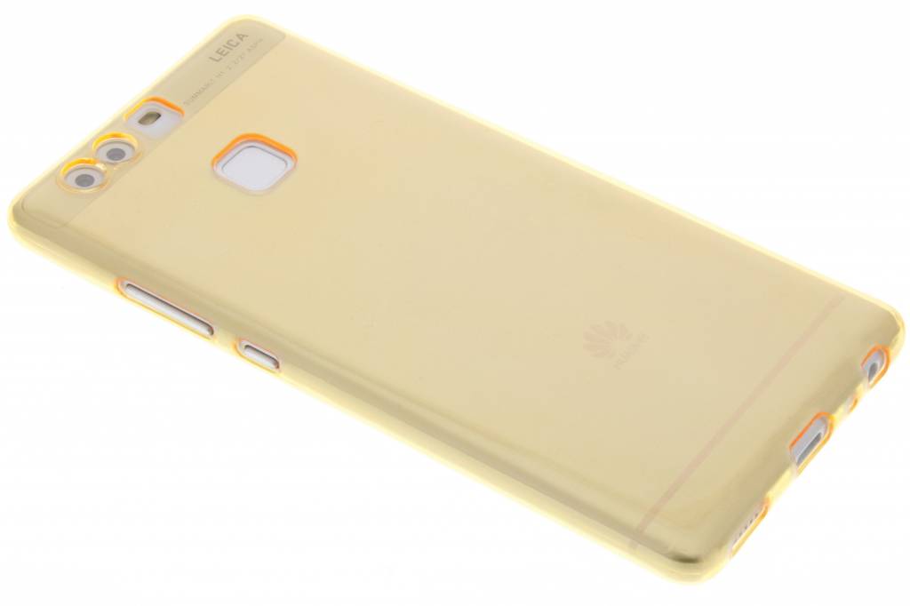 Image of Oranje ultra thin transparant TPU hoesje voor de Huawei P9