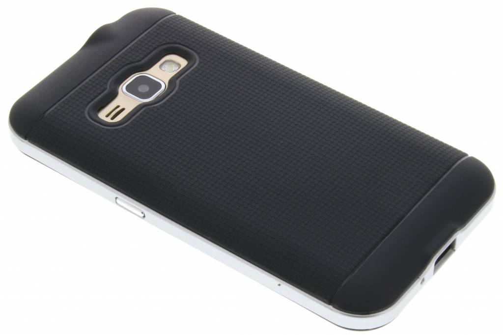 Image of Zilveren TPU Protect case voor de Samsung Galaxy J1 (2016)