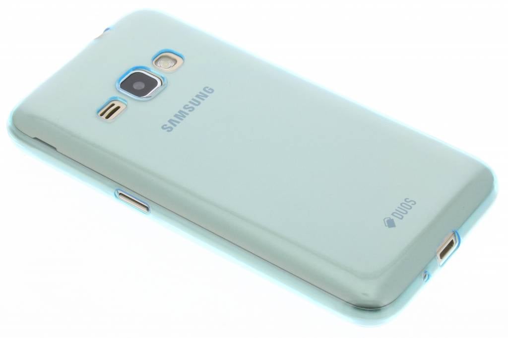 Image of Blauw utra thin transparant TPU hoesje voor de Samsung Galaxy J1 (2016)