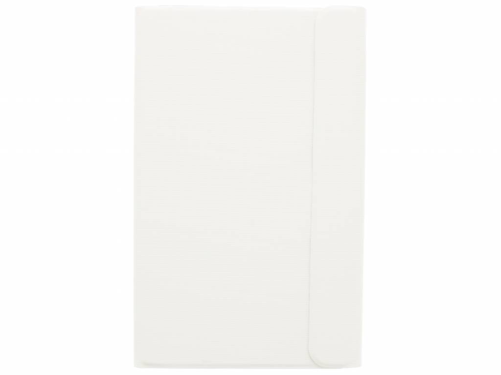 Image of Witte geperforeerde stand cover voor de Samsung Galaxy Tab E 9.6