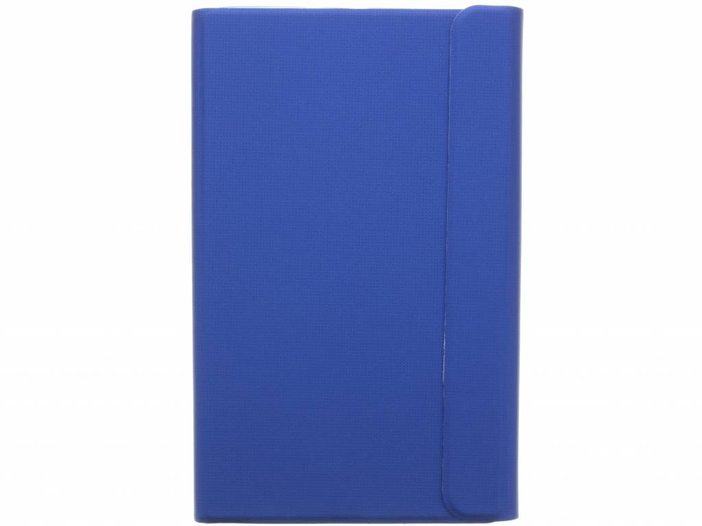 Image of Donkerblauwe geperforeerde stand cover voor de Samsung Galaxy Tab E 9.6