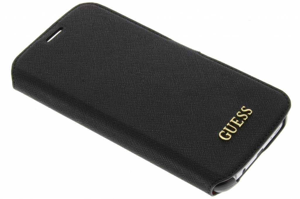 Image of Saffiano Collection Book Case voor de Samsung Galaxy S7 Edge - Zwart