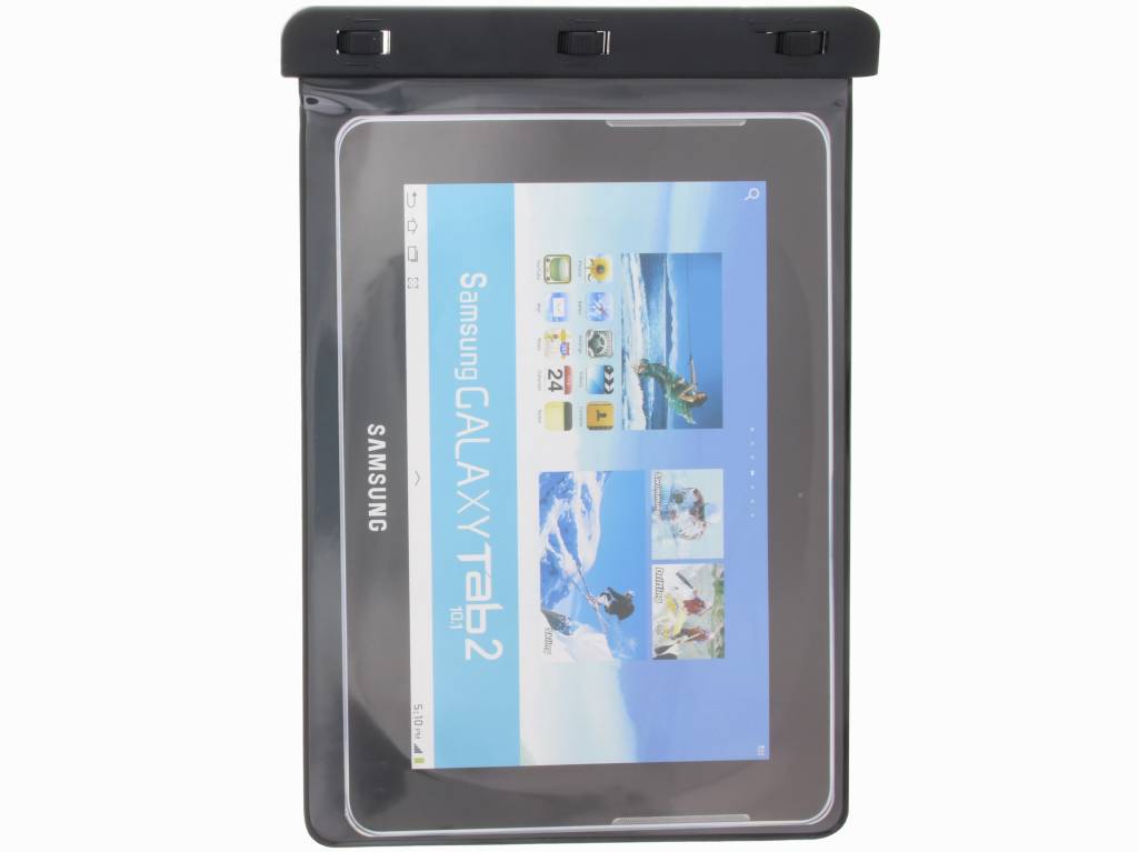 Image of Waterproof case Samsung Galaxy Tab 10.1 inch - Zwart