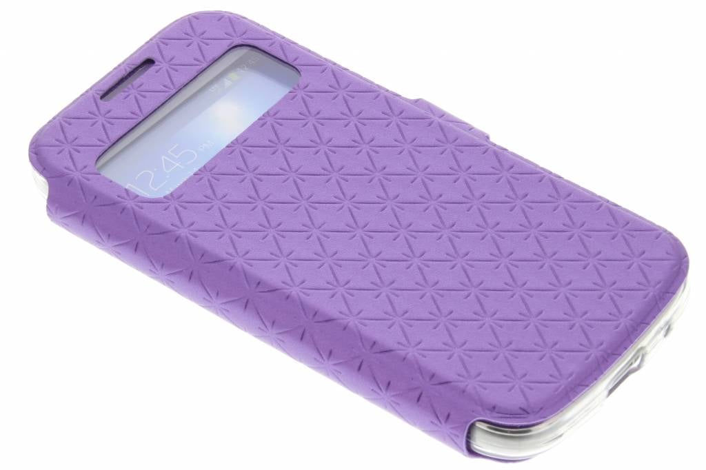 Image of Paars Rhombus hoesje voor de Samsung Galaxy S4 Mini