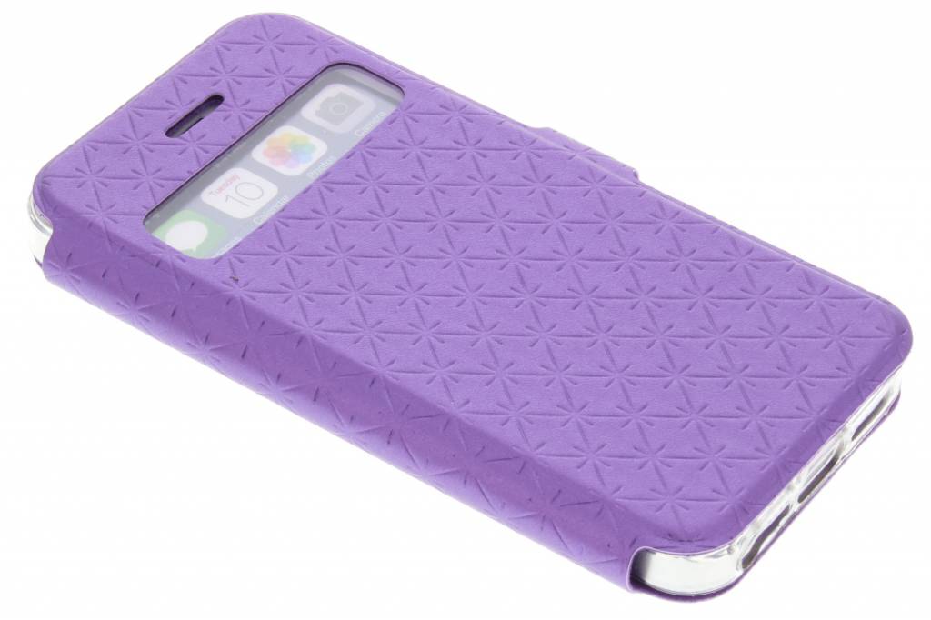 Image of Paars Rhombus hoesje voor de iPhone 5 / 5s / SE