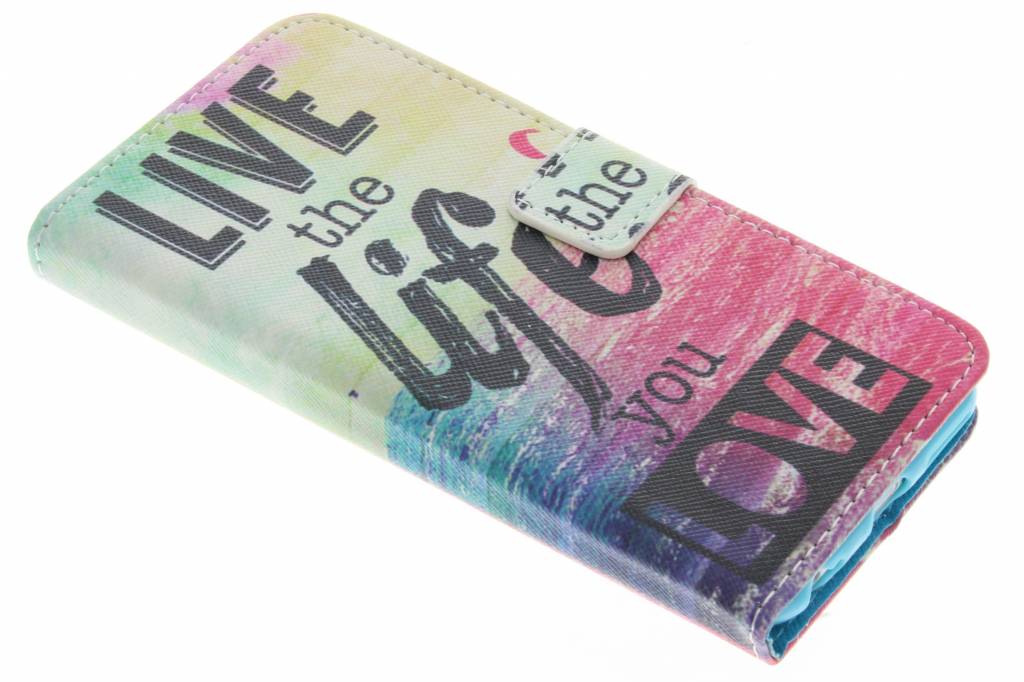 Image of Live the life design TPU booktype hoes voor de iPhone 6 / 6s