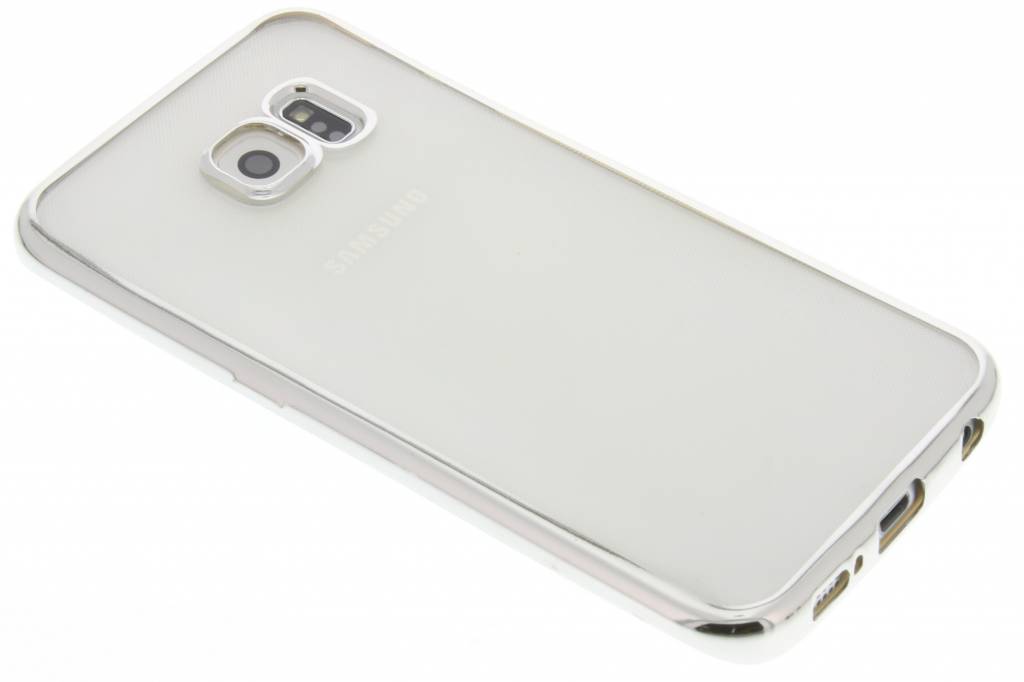 Image of Sparkling Soft Case voor de Samsung Galaxy S6 Edge - Zilver