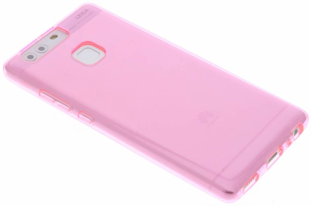 Image of Roze transparante gel case voor de Huawei P9