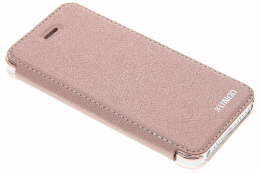 Image of Roze crystal slim book case voor de iPhone 5 / 5s / SE