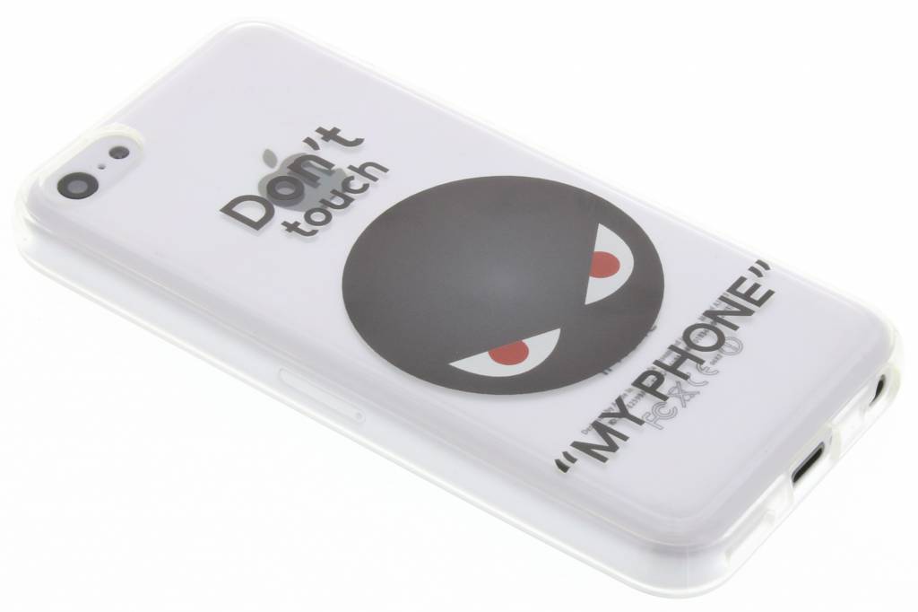 Image of Don't touch design TPU siliconen hoesje voor de iPhone 5c