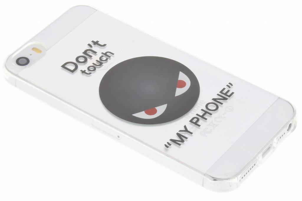 Image of Don't touch design TPU siliconen hoesje voor de iPhone 5 / 5s / SE