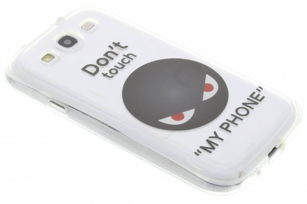 Image of Don't touch design TPU siliconen hoesje voor de Samsung Galaxy S3 / Neo