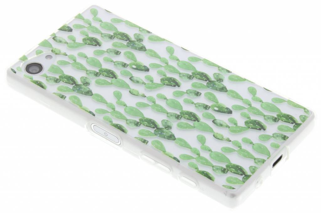 Image of Cactus design TPU siliconen hoesje voor de Sony Xperia Z5 Compact